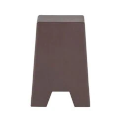 Zina Bijzettafel Hoog Cement Bruin 36cm