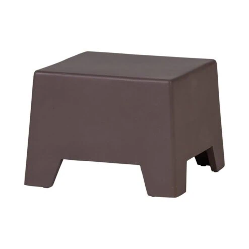 Zina Bijzettafel Laag Cement Bruin 50cm