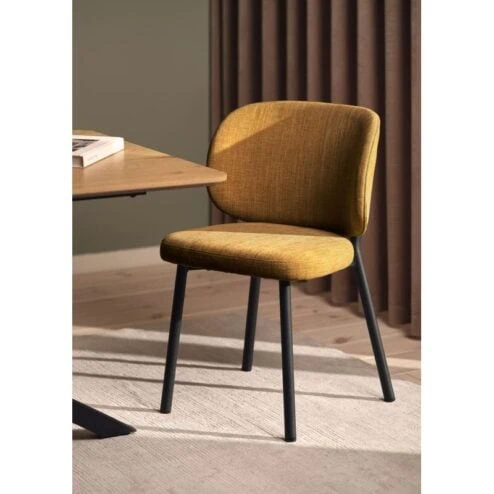 Zoey Eetkamerstoel mosterd