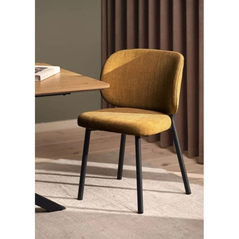 Zoey Eetkamerstoel mosterd