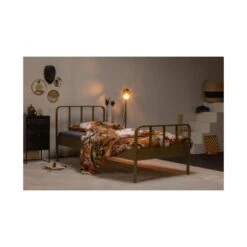 Zola Nachtkastje met Lade en Deur Zwart 40cm