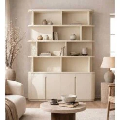 Boekenkast Yama zand | 165cm