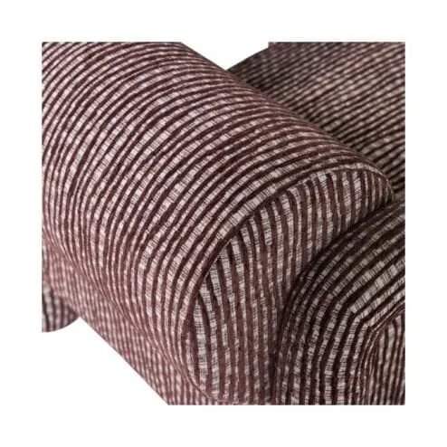 Alternative view of Lenny Fauteuil Dessin Bordeauxrood