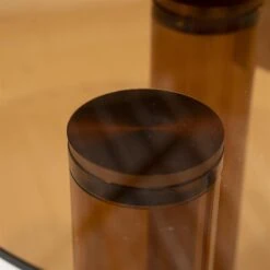 Aero Bijzettafel rond Bruin 50cm