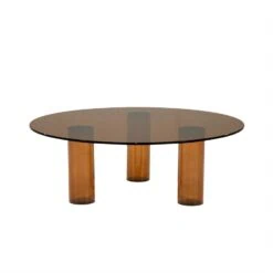 Aero Salontafel rond Bruin 100cm