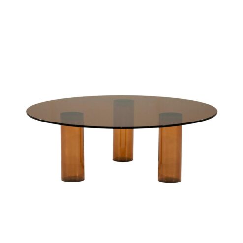 Aero Salontafel rond Bruin 100cm