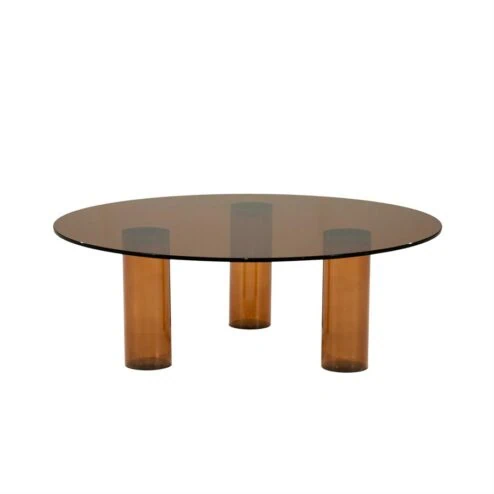 Aero Salontafel rond Bruin 100cm