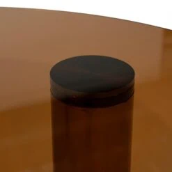 Aero Salontafel rond Bruin 100cm