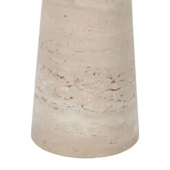 Alessia 1-lichts Tafellamp large Travertin met zeegras kap