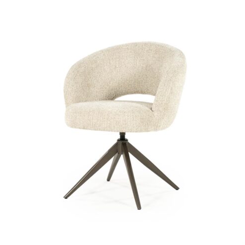 Alternative view of Alissa Eetkamerstoel Beige stof