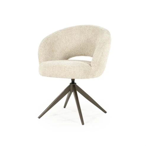 Alternative view of Alissa Eetkamerstoel Beige stof