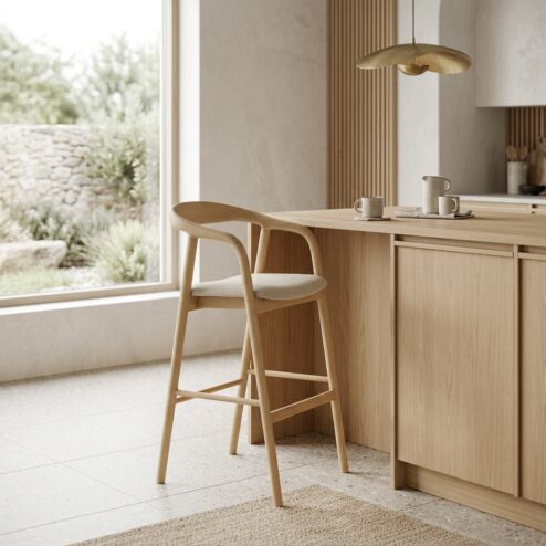Barkruk Rayven naturel
