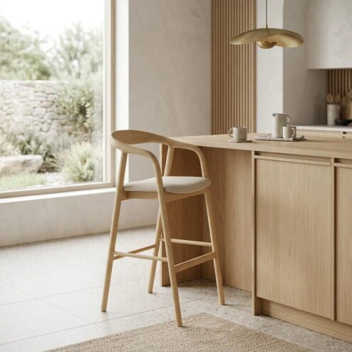 Barkruk Rayven naturel