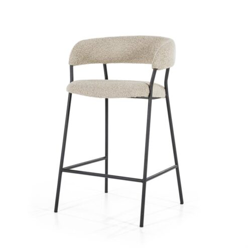 Alternative view of Barstoel Luka taupe copenhagen