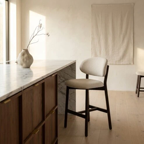 Barstoel Mikky Bruin Beige