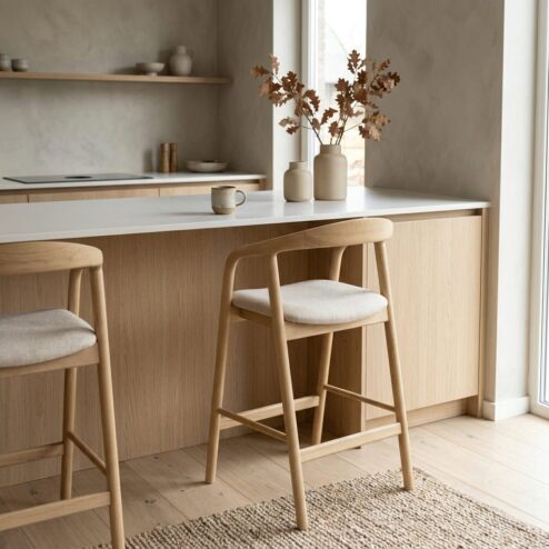 Barstoel Rayven naturel