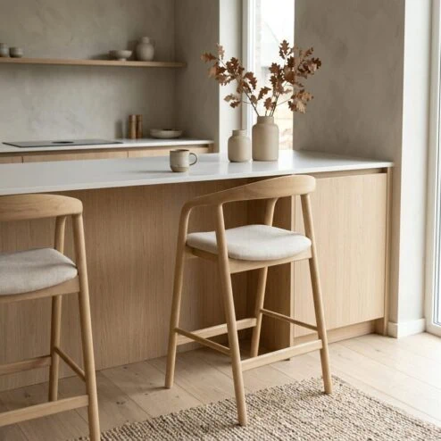 Barstoel Rayven naturel