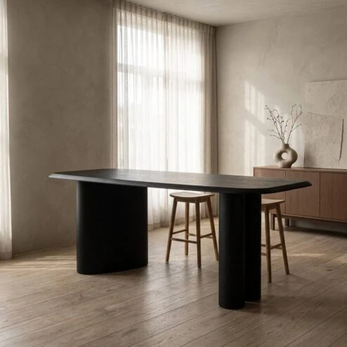 Bartafel Walter Zwart 220cm