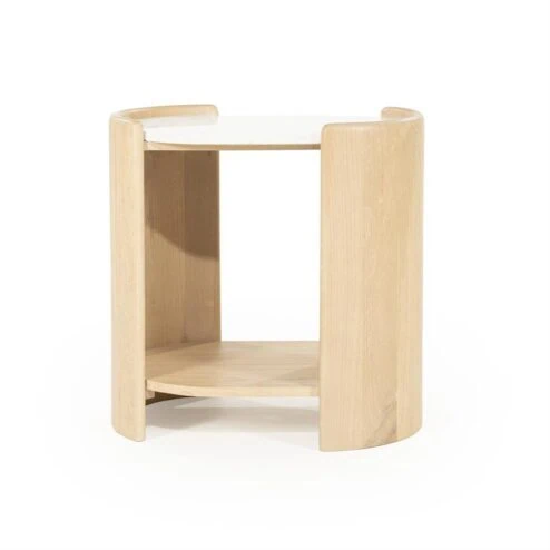 Alternative view of Bijzettafel Don eikenhout 50cm