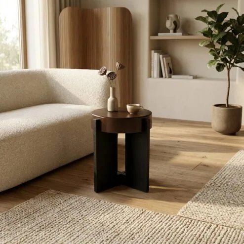 Bijzettafel Juliet bruin 40cm