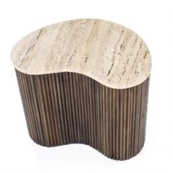 Bijzettafel Mari 50x33 bruin