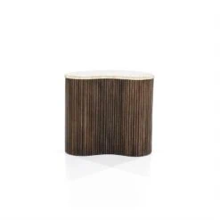 Bijzettafel Mari 50x33 bruin