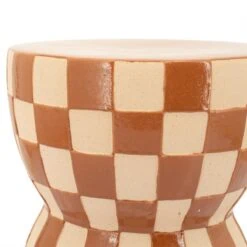 Blocsy Bijzettafel rond Bruin 33cm