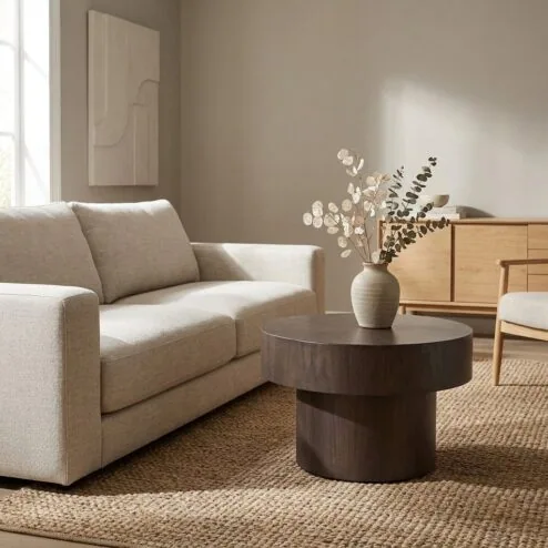 Bobbie Bijzettafel bruin 45 cm