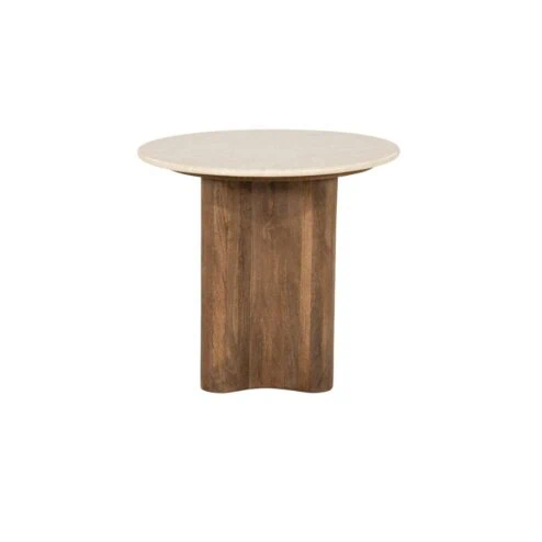 Bodhi Bijzettafel Rond Bruin 50cm