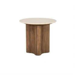 Bodhi Bijzettafel Rond Bruin 50cm