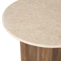 Bodhi Bijzettafel Rond Bruin 50cm