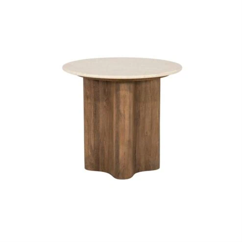 Bodhi Bijzettafel Rond Bruin 50cm