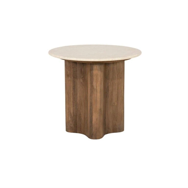 Bodhi Bijzettafel Rond Bruin 50cm