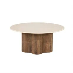 Bodhi Salontafel Rond Bruin 80cm