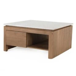 Bovenblad Koba Salontafel Beige Marmer