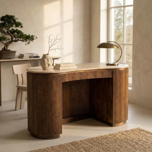 Bureau Mari bruin 129cm