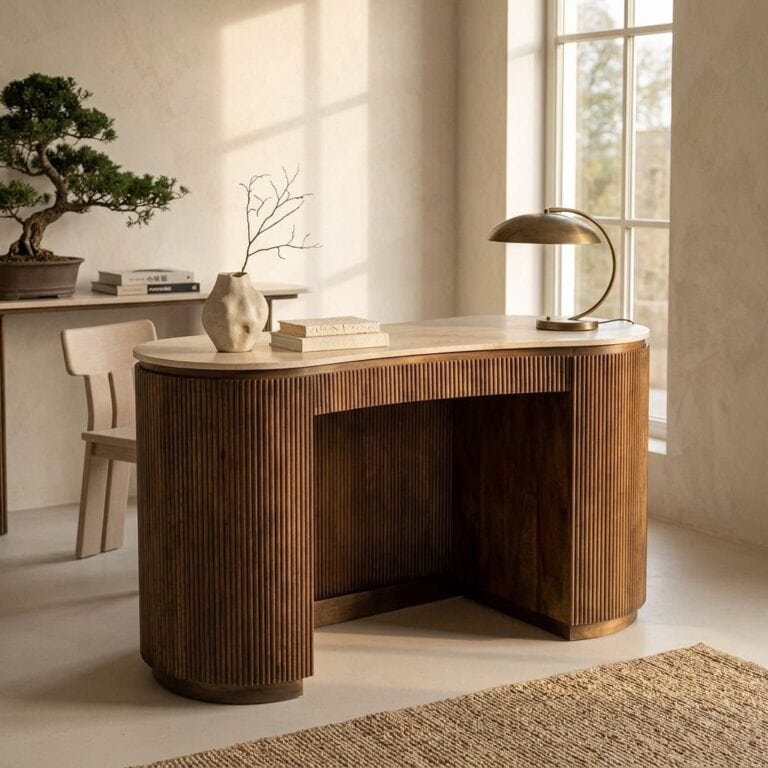 Bureau Mari bruin 129cm