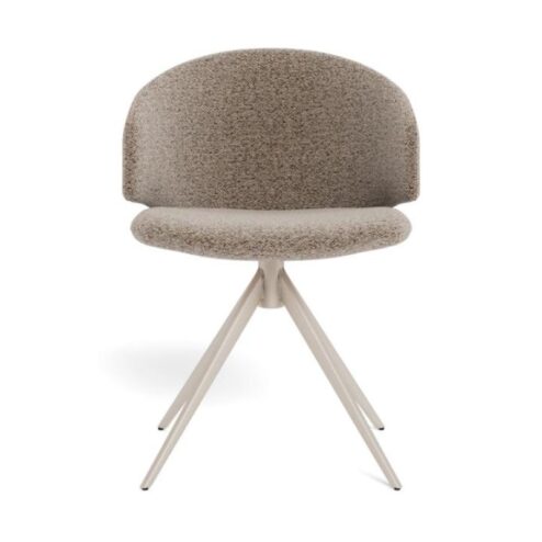 Casaro Eetkamerstoel Donkerbeige met zand poot