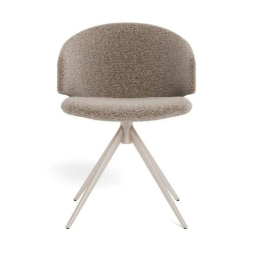 Casaro Eetkamerstoel Donkerbeige met zand poot