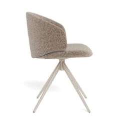 Casaro Eetkamerstoel Donkerbeige met zand poot