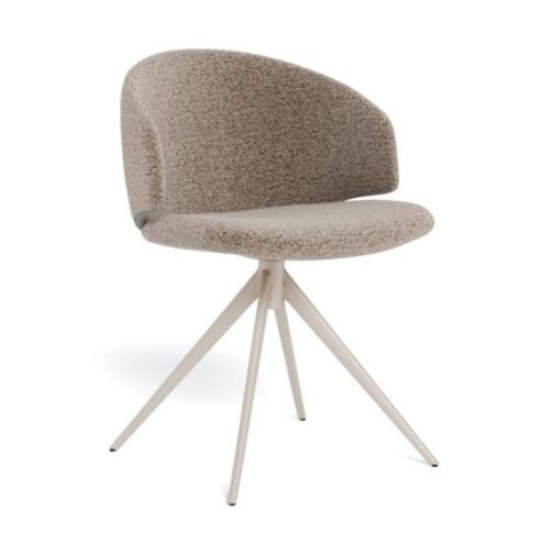 Casaro Eetkamerstoel Donkerbeige met zand poot