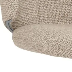 Casaro Eetkamerstoel Lichtbeige met zwarte poot