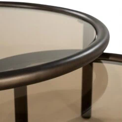 Circo Salontafel Set van 2 Rond Bruin