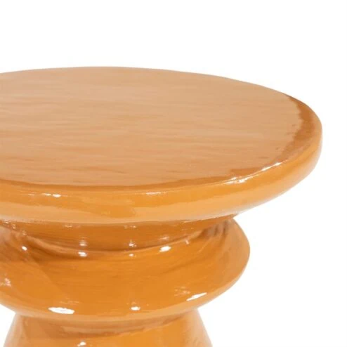 Circolo Bijzettafel rond Terracotta 40cm