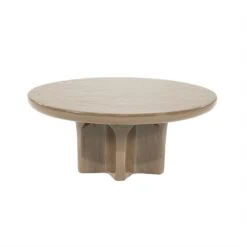Circolo Salontafel rond Large Bruin 80cm