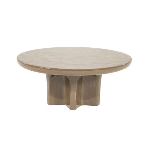 Circolo Salontafel rond Large Bruin 80cm