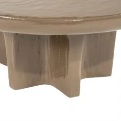 Circolo Salontafel rond Large Bruin 80cm