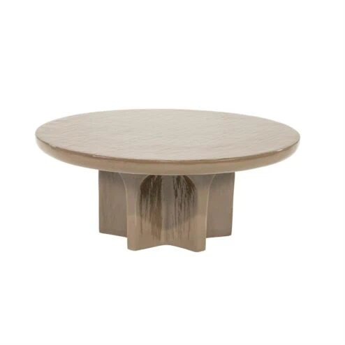 Circolo Salontafel rond Large Bruin 80cm