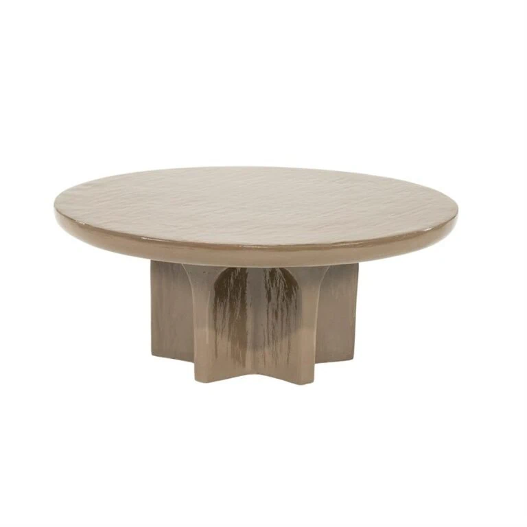 Circolo Salontafel rond Large Bruin 80cm