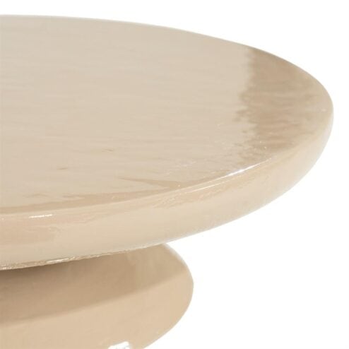 Circolo Salontafel rond Small Taupe 60cm